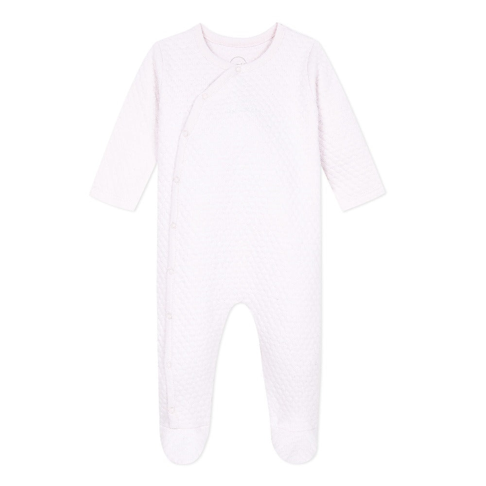 Quilted Pink Sleepsuit last one in 3m