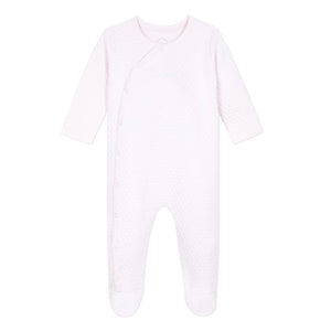 Quilted Pink Sleepsuit in 3m