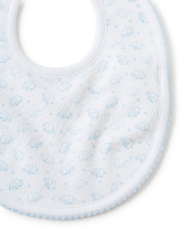 Kissy Kissy Ele-fun Blue Print Bib