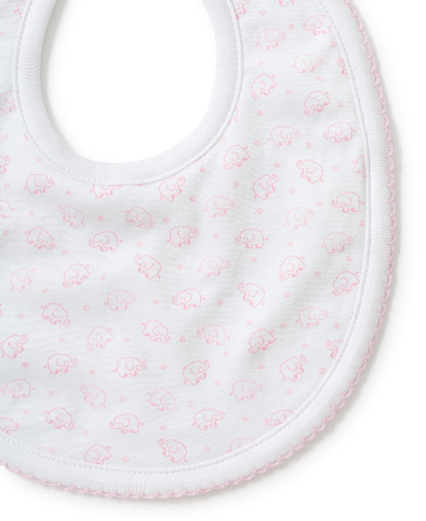 Kissy Kissy Ele-fun Pink Print Bib