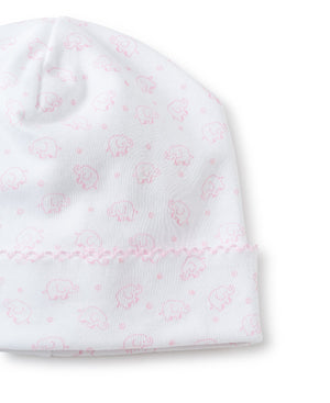 Kissy Kissy Ele-fun Pink Print Hat