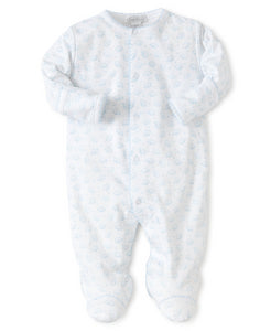 Kissy Kissy Ele-fun Blue Print Sleepsuit