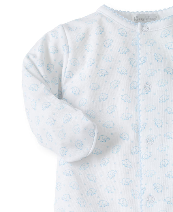 Kissy Kissy Ele-fun Blue Print Sleepsuit