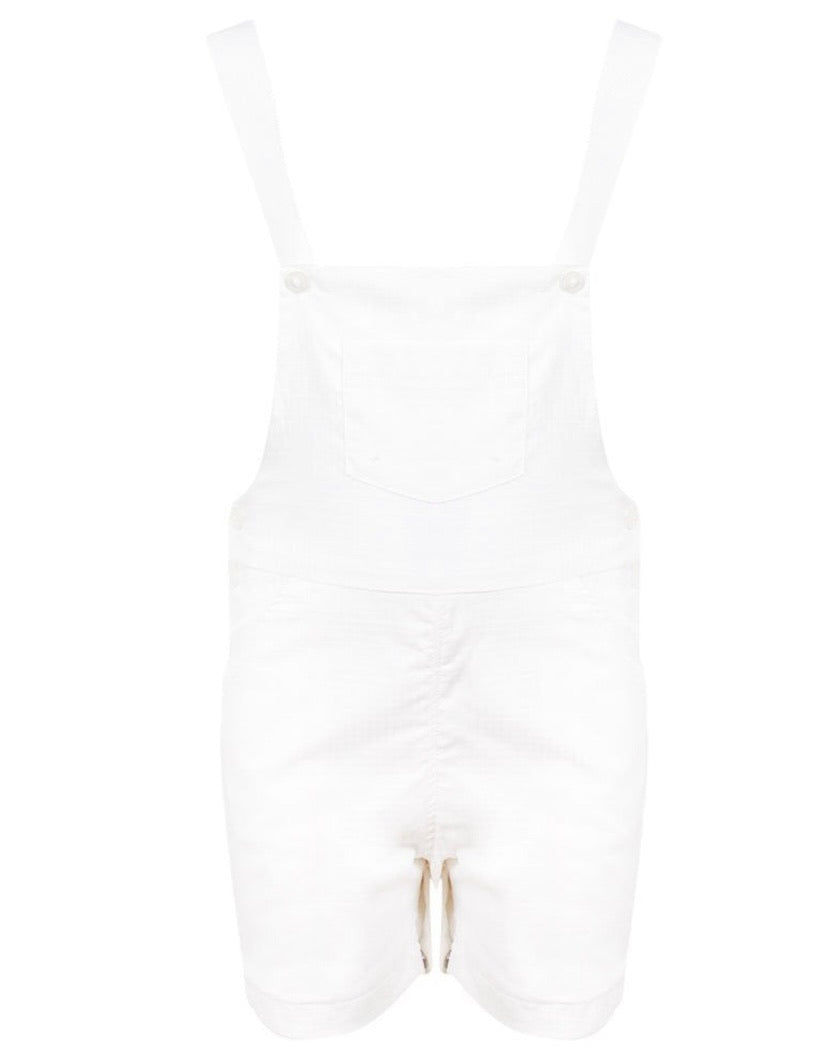 White Dungarees