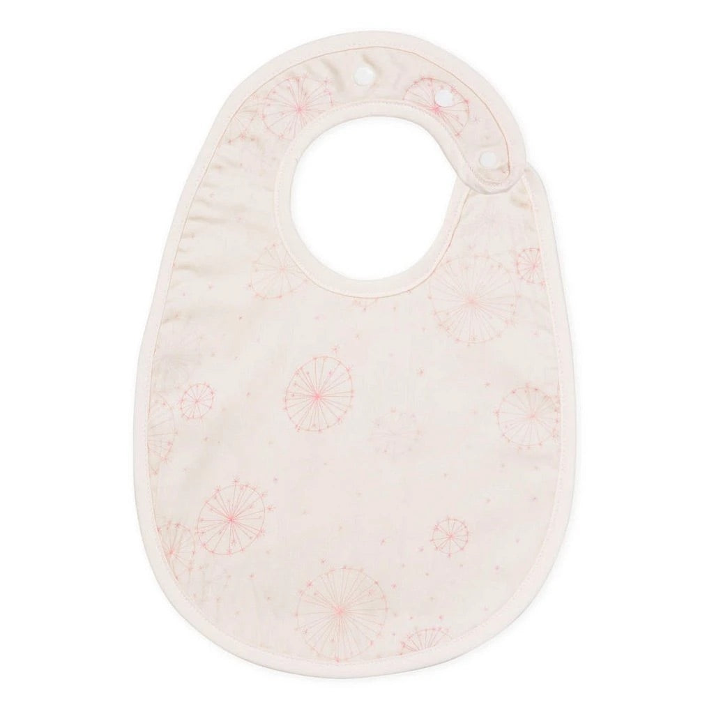 Classic Bib in Dandelion Rose Print