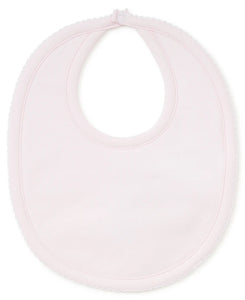 kissy kissy basic plain pink bib 