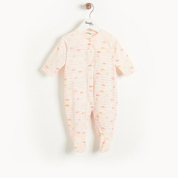 Sleepsuit and Blanket Cloud Stripe Gift Box