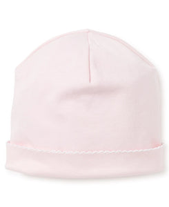 Kissy Kissy Pink Hat with White Edging