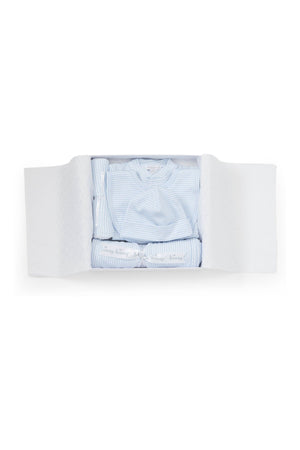 Kissy Kissy Blue Striped 5 Piece Gift Set