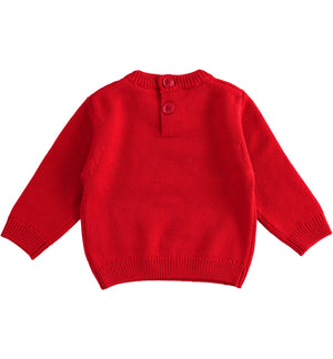 Red Teddy Bear Knitted Sweater