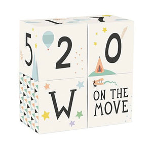 Baby Age & Moments Blocks by Milestone - Newborn's First Year Memories Baby Gift