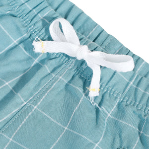 absorba blue ocean checked bermuda baby shorts 