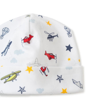 kissy kissy aviators print hat 