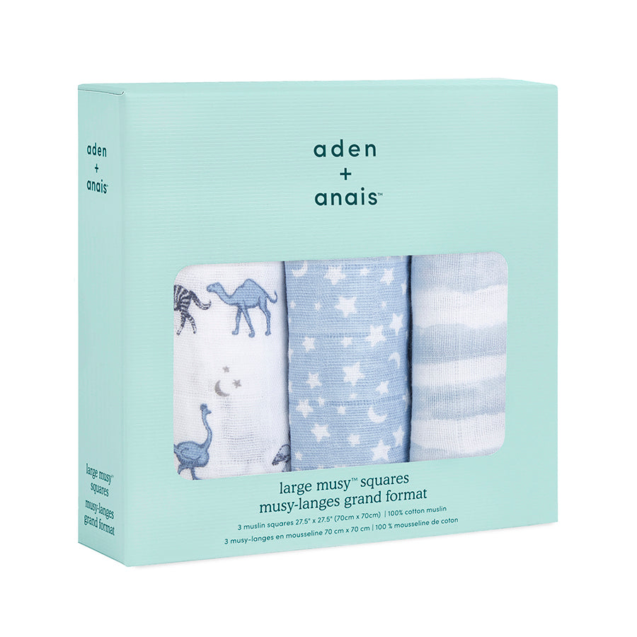 aden + anais Rising Star 3 pack Muslin Squares