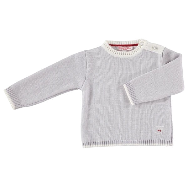 Merino Pearl Grey Jumper