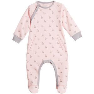 The Little Tailor Rocking Horse Print Babygrow