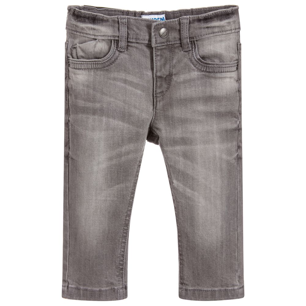 Mayoral Grey Denim Trousers