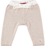 Scarlet Ribbon Merino Oatmeal & White Leggings