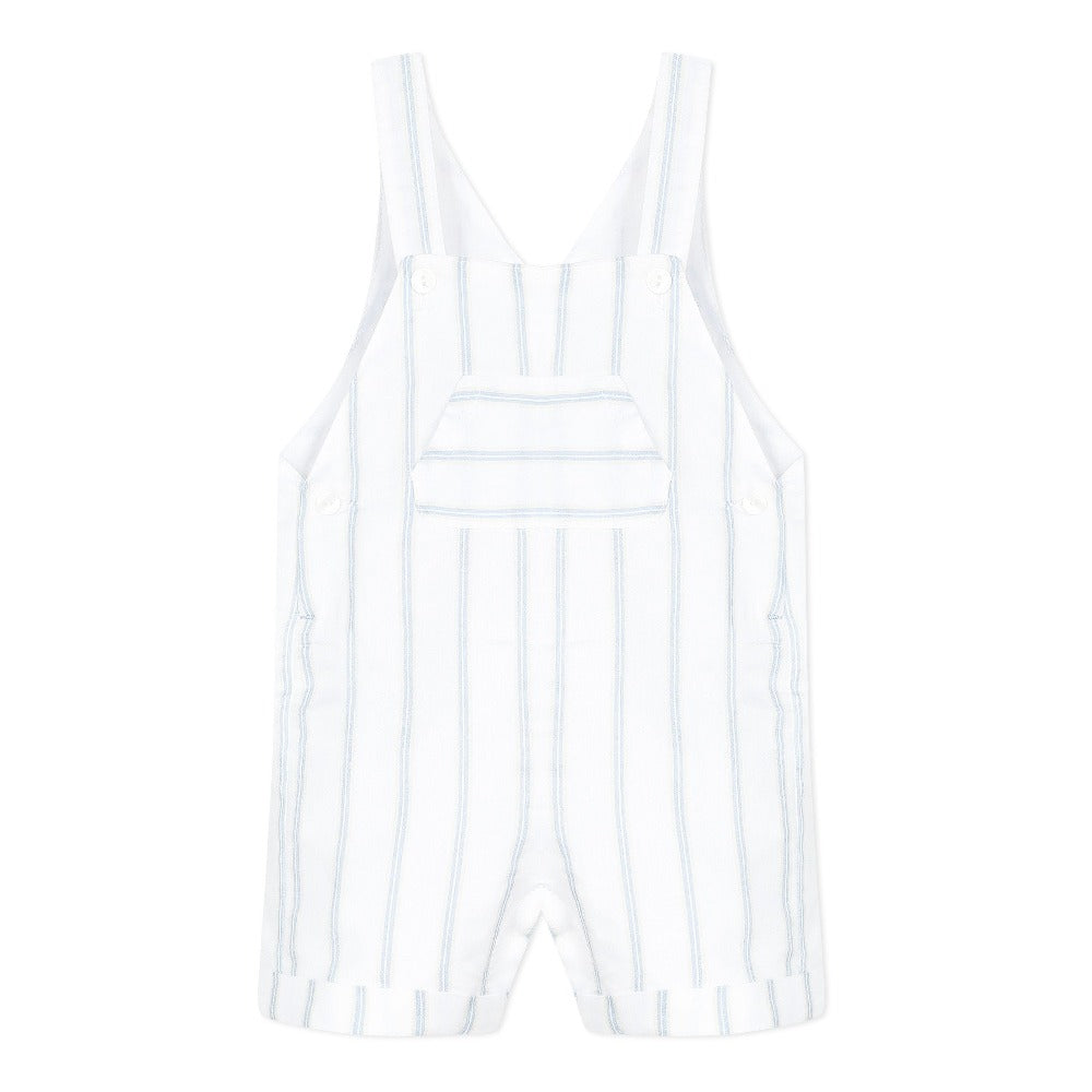 Monceau Blue Stripy Dungarees