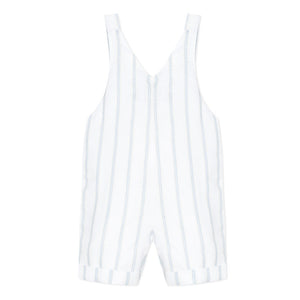 Monceau Blue Stripy Dungarees