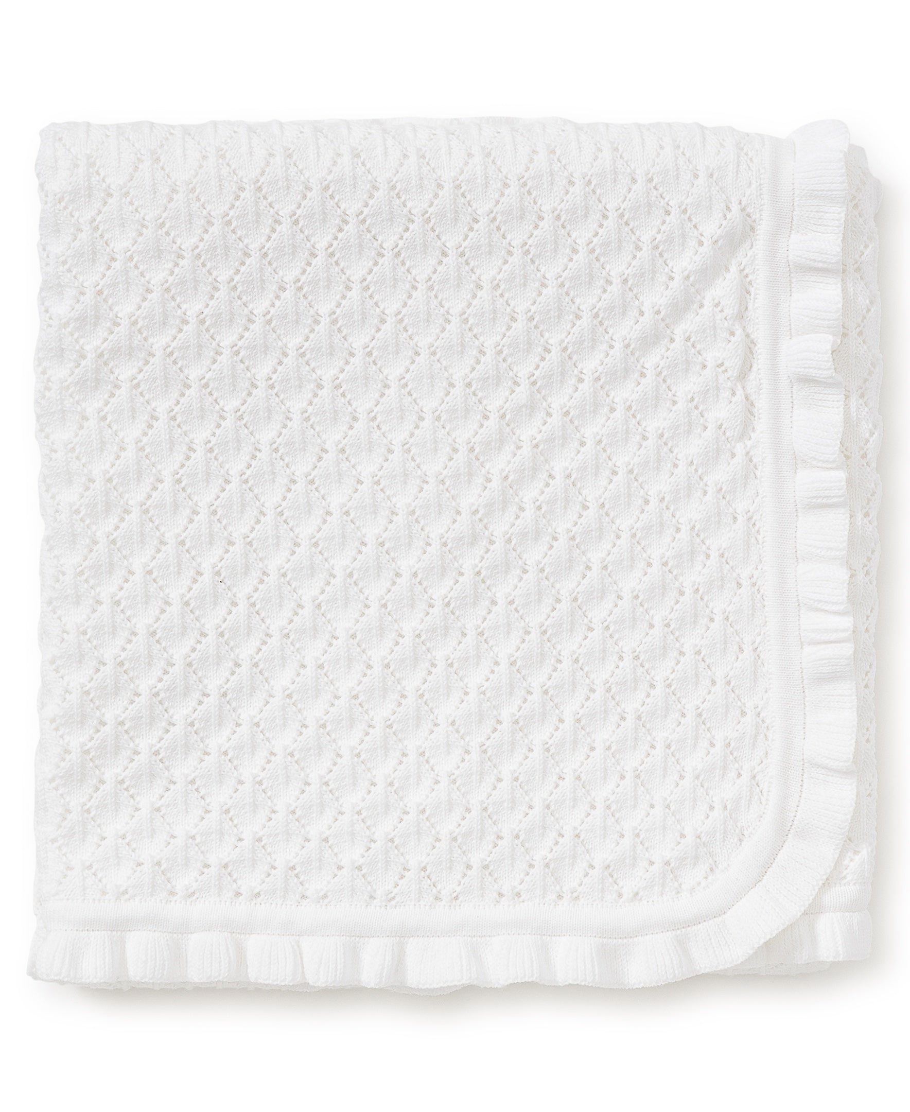 Kissy Kissy Knitted Cotton Blanket