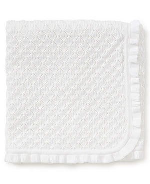 Kissy Kissy Knitted Cotton Blanket